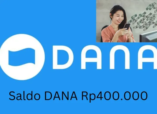 Saldo DANA Rp400.000 bisa Anda raih dari aplikasi penghasil uang terbaik 2025. (Sumber: Poskota/Gabriel Omar Batistuta)