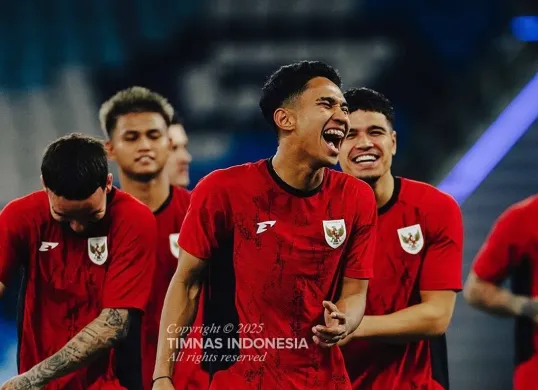 Timnas Indonesia akan mengenakan jersey Merah-Putih saat bertemu Australia di matchday 7 Kualifikasi Piala Dunia 2026 (Sumber: Instagram @timnasindonesia)