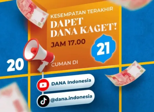 Siapkan akun DANA untuk klaim saldo gratis di acara Ngabuburich Ramadhan 2025. (DANA)