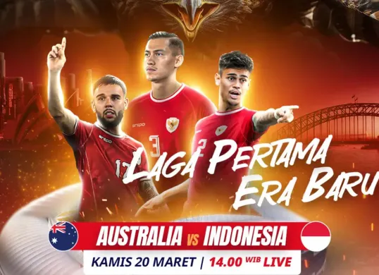 Link live streaming Timnas Australia vs Indonesia di kualifikasi Piala Dunia 2026 Zona Asia putaran ketiga Grup C. (Sumber: Instagram @officialrcti)