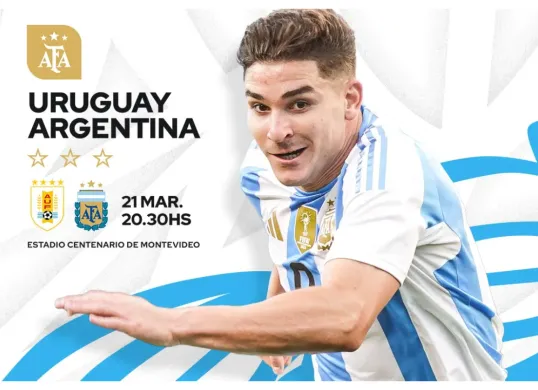 Link live streaming Uruguay vs Argentina kick off jam 06.30 WIB. (Sumber: Instagram/afaseleccion)