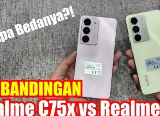 Mau tahu perbedaan antara Realme C75 dan C75X? Cek perbandingan lengkapnya di sini dan temukan mana yang paling cocok untuk kebutuhanmu! (Sumber: Youtube BJ Cell)