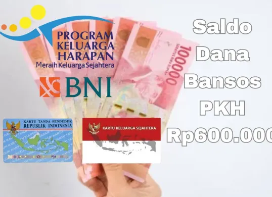 NIK e-KTP atas nama Anda masuk validasi berhak terima saldo dana bansos Rp600.000 dari PKH tahap 1 2025 via Rekening BNI. (Sumber: Poskota/Syania Nurul Lita Baikuni)