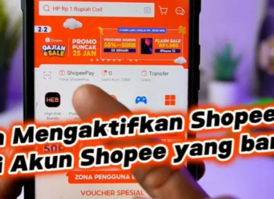 Baru pakai Shopee? Aktifkan ShopeePay cuma dalam 5 menit dan nikmati transaksi lebih mudah! (Sumber: Youtube Cara Tutorial Com)