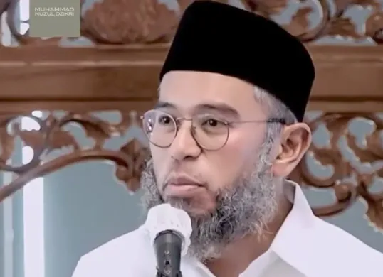 Ustaz Muhammad Nuzul Dzikri (Sumber: Capture Instagram Muhammad Nuzul Dzikri)