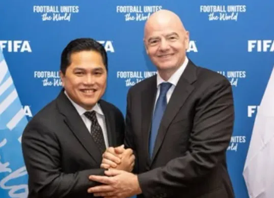 Erick Thohir ucapkan selamat ulang tahun untuk Presiden FIFA. (Sumber: Instagram/@erickthohir)