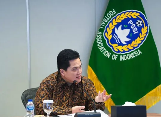 Erick Thohir minta TImnas Indonesia bangkit dan kalahkan Bahrain. (Sumber: Instagram/@erickthohir)