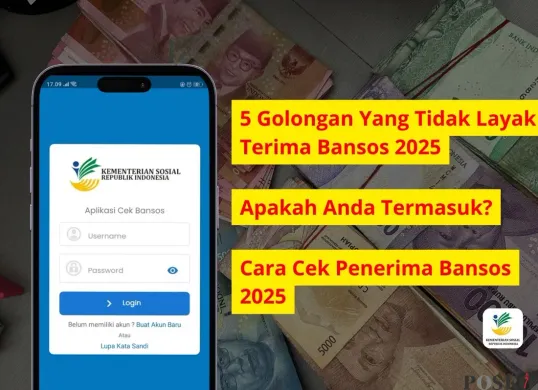 Berikut ini golongan yang tidak layak menjadi penerima bansos 2025. (Sumber: Poskota/Iko Sara Hosa)