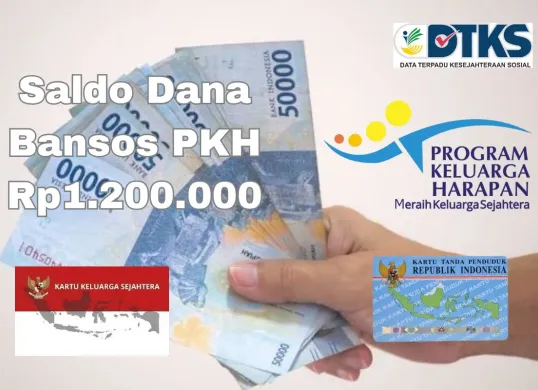 Saldo dana Rp1.200.000 dari bansos PKH tahap satu 2025 berhasil cair ke Rekening KKS. (Sumber: Poskota/Syania Nurul Lita Baikuni)