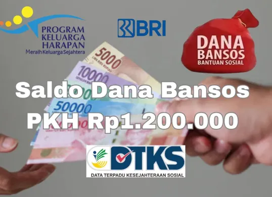 Saldo dana Rp1.200.000 berhasil diterima KPM validasi dari PKH tahap satu 2025 via KKS Bank BRI. (Sumber: Poskota/Syania Nurul Lita Baikuni)