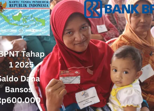 NIK e-KTP milik kamu valid menerima saldo dana bansos Rp600.000 dari subsidi BPNT tahap 1 2025 ke Rekening BRI. (Sumber: Poskota/Gabriel Omar Batistuta)