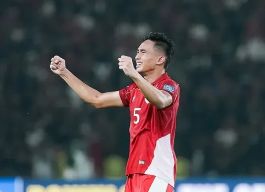 Rizky Ridho tampil solid di lini pertahanan Timnas Indonesia kontra Bahrain. (Sumber: Instagram/@persija)