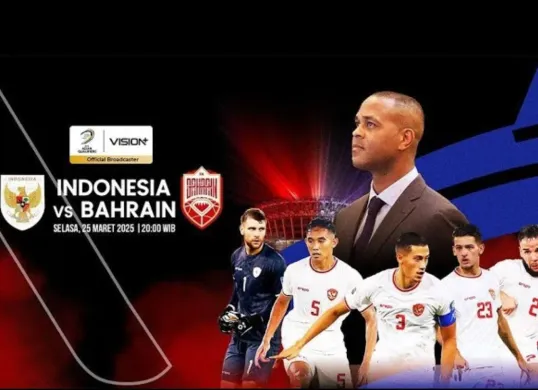 Nonton Timnas Indonesia vs Bahrain, begini cara berlangganan paket Vision Plus.