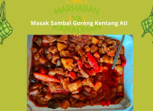Resep cara buat sambal goreng kentang ati ala lebaran 2025. (Canva)