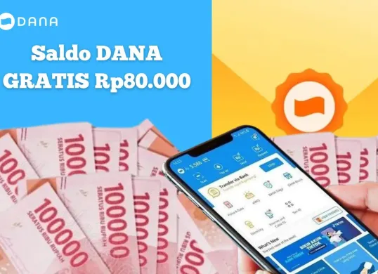 Cara klaim saldo DANA Gratis Rp80.000. (Sumber: Poskota/Syania Nurul Lita Baikuni)