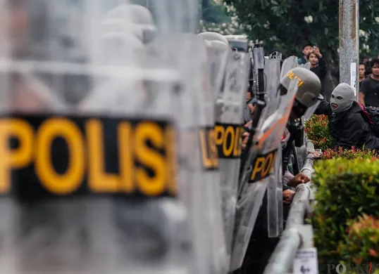 Ilustrasi, lebih dari 4 ribu personel kepolisian akan diterjunkan Polda Metro Jaya untuk mengamankan aksi buruh pada Kamis, 28 Agustus 2025. (Sumber: Poskota/Bilal Nugraha Ginanjar)