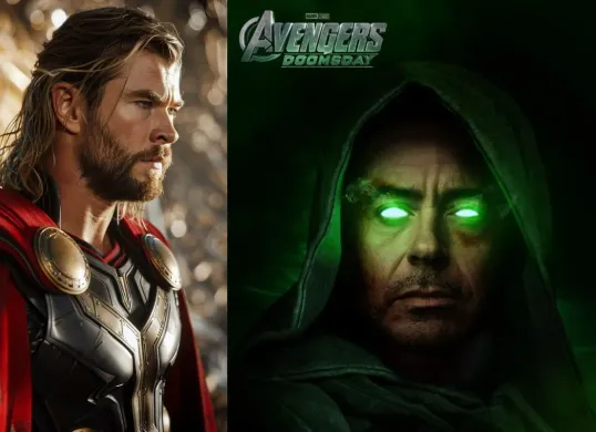 Chris Hemsworth dan Robert Downey jr (Sumber: Pinterest)