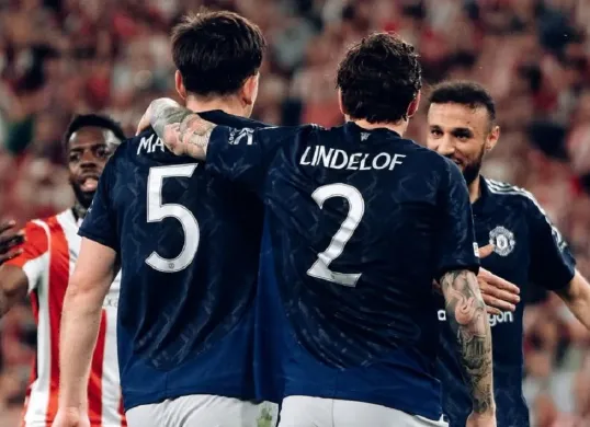 Hasil pertandingan Athletic Bilbao vs Manchester United, pada leg pertama semifinal Liga Europa 2024-25. (Foto: Instagram/@manchesterunited)