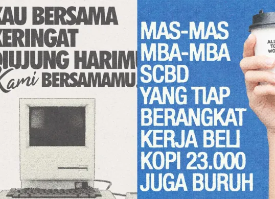 Ilustrasi kata-kata tentang hari buruh atau May Day. (Sumber: Instagram/@ajiarchive.psd)