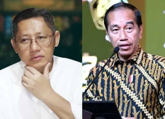 Ketua Umum Partai Kebangkitan Nusantara (PKN), Anas Urbaningrum turut menanggapi isu ijazah Jokowi palsu dan menilai sukses secara politik. (Sumber: Kolase foto Instagram/@anasurbaningrum.official dan @jokowi)
