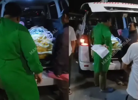 Momen seorang pasien gawat darurat ditolak IGD di salah satu rumah sakit di Makasaar. (Sumber: Tangkap Layar Instagram/@makassarviral_)