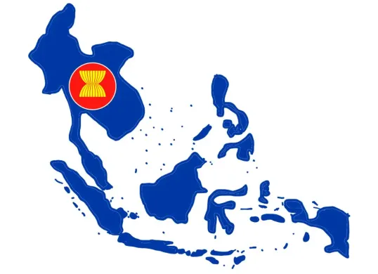 Peta negara-negara Asia Tenggara. (Sumber: Wikimedia Commons)