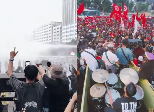 Potret suasana perayaan Hari Buruh 2025 dengan tajuk 'May Day Calling' yang diisi sejumlah musisi independent. (Sumber: X/@walikonten)