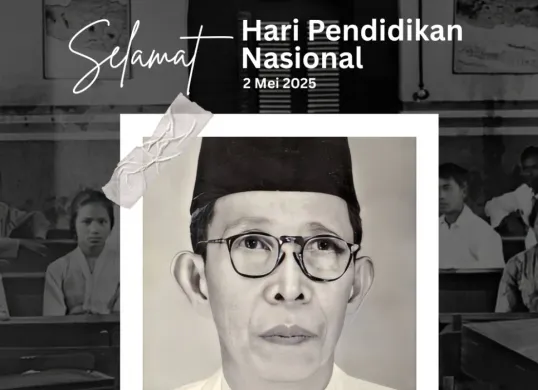 Ilustrasi peringatan Hari Pendidikan Nasional 2025. (Sumber: Dewantara Institute)