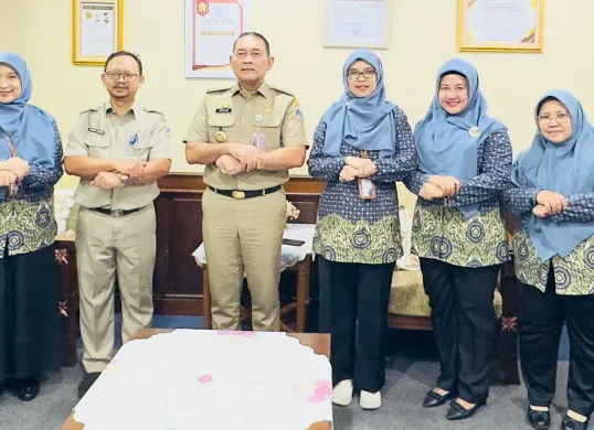 BPJS Kesehatan KC Jakpus bertemu dengan Wali Kota Jakarta Pusat, Arifin.