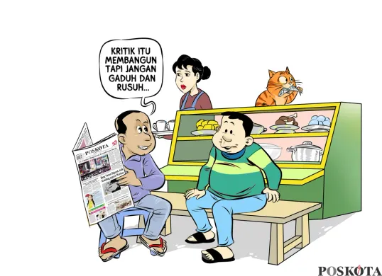 Obrolan Warteg: Kritik bukan Mengada - Ada (Sumber: Poskota/Arif Setiadi)
