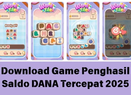 Game penghasil saldo DANA (Sumber: Google Play/Word Tile)