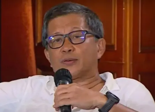 Pengamat politik Rocky Gerung. (Sumber: tangkapan layar youtube ILC)