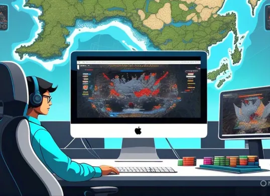 Ilustrasi judi online, Indonesia masih menjadi target para mafia judi online (Judol). Bareskrim ungkapkan tingginya jumlah penduduk dan masih banyaknya masyarakat yang kecanduan judol. (Sumber: Meta AI)