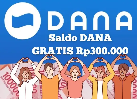 Trik mudah klaim saldo DANA Gratis Rp300.000. (Sumber: Poskota/Syania Nurul Lita Baikuni)