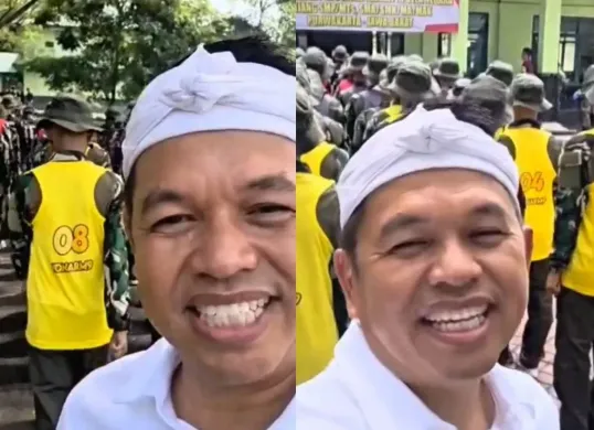 Gubernur Jawa Barat, Dedi Mulyadi puji kemampuan PBB puluhan siswa yang dikirim ke barak militer. (Sumber: Tangkap layar X/@DediMulyadi71)