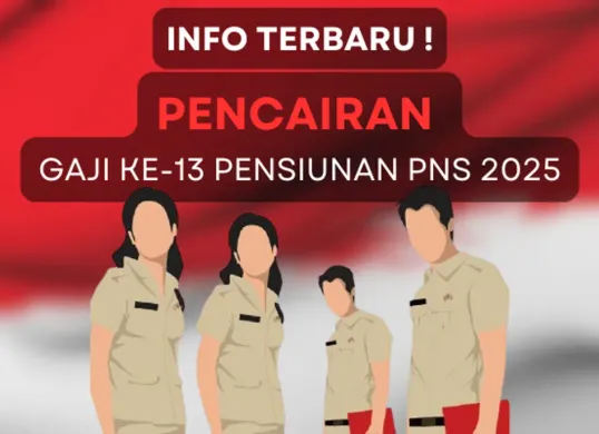 Informasi pencairan gaji ke-13 pensiunan PNS 2025. Simak rincian nominal, jadwal pencairan PT Taspen, dan cara autentikasi. (Sumber: Poskota/Aldi Harlanda Irawan)