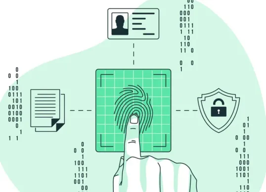 Ilustrasi amankan data pribadi dari pinjol ilegal. (Sumber: Freepik/Storyset)
