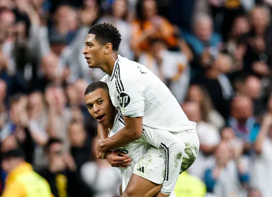 Kylian Mbappe mencetak dua gol di laga Real Madrid atas Celta Vigo. (Sumber: Instagram @realmadrid)