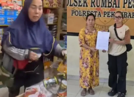 Kasus ibu-ibu maling sarden hingga pemilik toko mengalami kerugian ratusan juta akhirnya berakhir damai. (Sumber: Tangkap Layar Instagram/@funnelmedia)