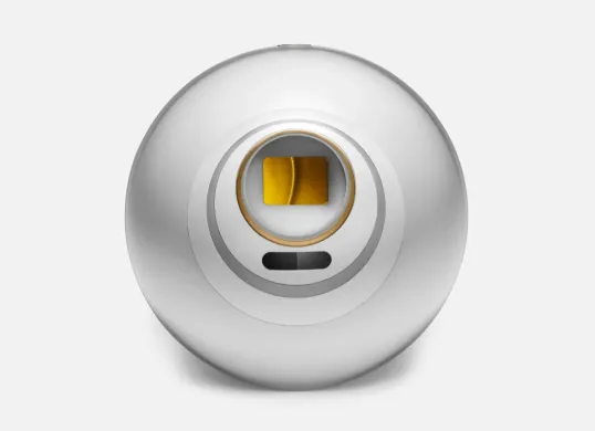 Ilustrasi perangkat Orb yang digunakan World App untuk melakukan scan retina penggunanya. (Sumber: X/@Autosultan_team)