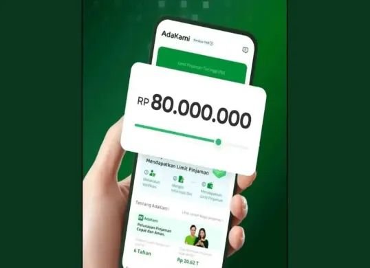 Aplikasi pinjol legal atau pindar AdaKami sudah berizin OJK. (Sumber: AdaKami)