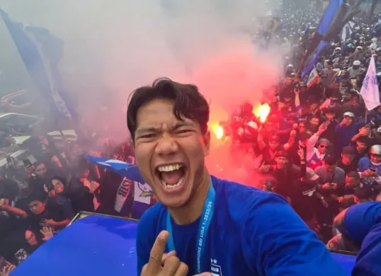 Achmad Jufriyanto minta Bobotoh rayakan dengan bijak kemenangan Persib Bandung (Sumber: Capture Instagram @achmad16jufriyanto)