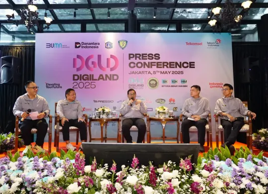 Jumpa pers Digiland 2025, Jakarta, Senin, 5 Mei 2025. (Sumber: Dok. Telkom Indonesia)