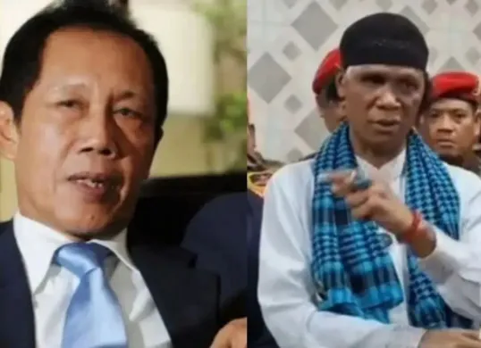 Potret Hercules dan Sutiyoso.