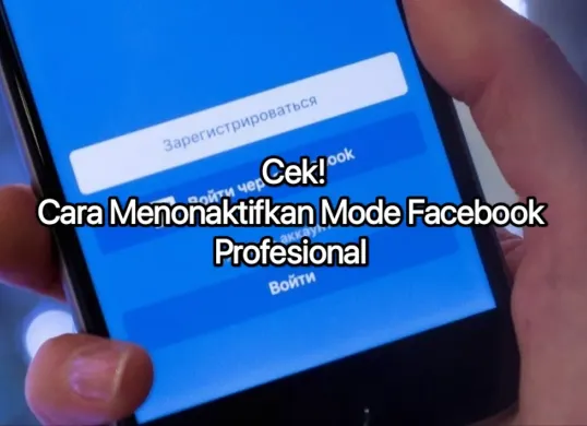 Cara menonaktifkan mode profesional Facebook. (Canva)