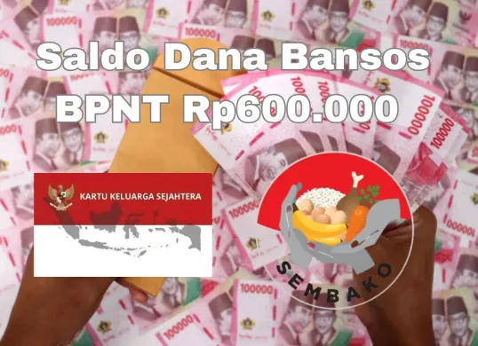 Tanda-tanda pencairan bansos BPNT tahap dua Rp600.000. (Sumber: Poskota/Syania Nurul Lita Baikuni)