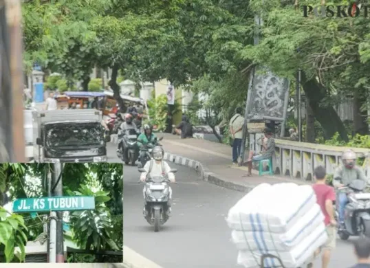 Aktivitas warga di Jalan KS Tubun I, Tanah Abang, Jakarta Pusat, Selasa, 3 Desember 2024. Jalan ini yang dijadikan transaksi penjualan tramadol ilegal. (Sumber: Dok. Poskota)
