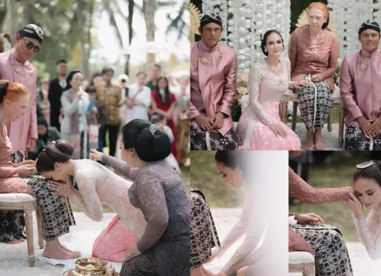 Ilustrasi link live streaming pernikahan Luna Maya dan Maxime Bouttier. (Sumber: Instagram/@lunamaya)