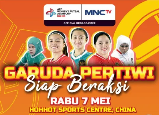 Link live streaming Timnas Indonesia vs Jepang di Piala Asia Futsal Putri 2025. (Sumber: Instagram @sport_mnctv)