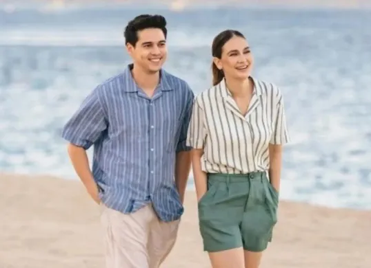 Pasangan Luna Maya dan Maxime Bouttier yang terpaut usia 10 tahun. (Sumber: Instagram)